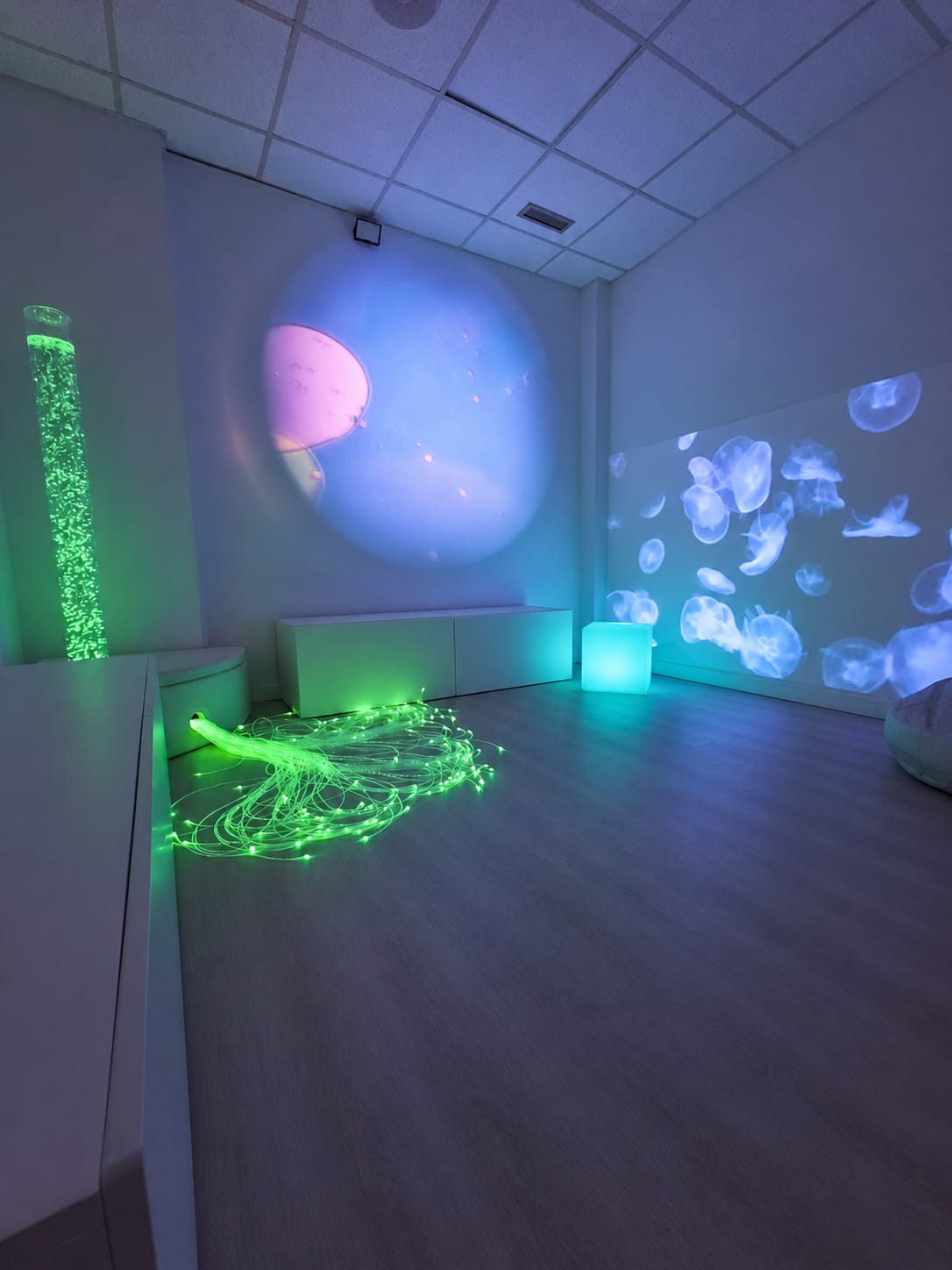 Sala Snoezelen Esnatuz - Proyecciones y estímulos controlados